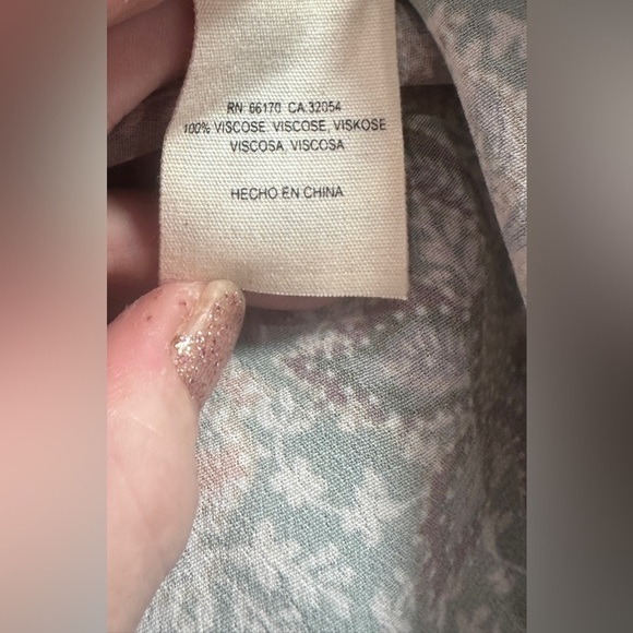 KACHEL X ANTHROPOLOGIE MIXED PRINT PEASANT BLOUSE - Picture 9 of 12